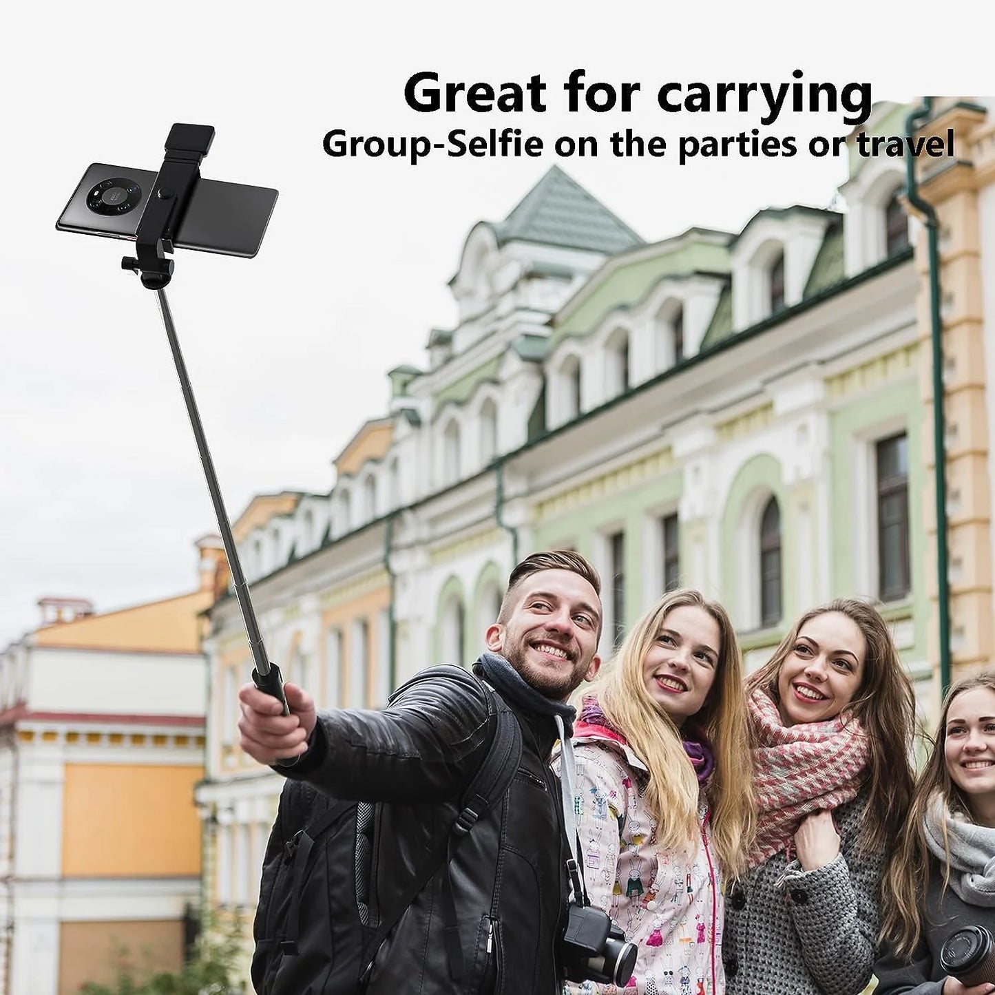 Cmybabee Selfie Stick, Tripod, 40In Retractable Selfie Stick Tripod with Remote, 2 Level Fill Light, Selfie Tripod for Iphone Android